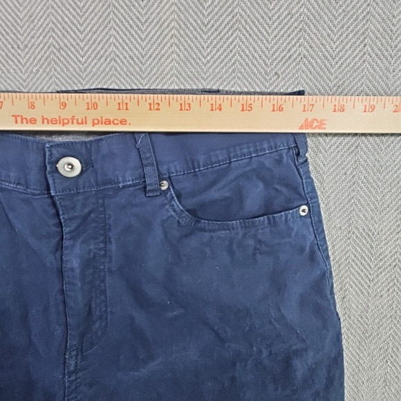 Member's Mark Mason Chino Men's Size W34xL32 Navy Stretch Style M721480 5 Pocket - Picture 12 of 16